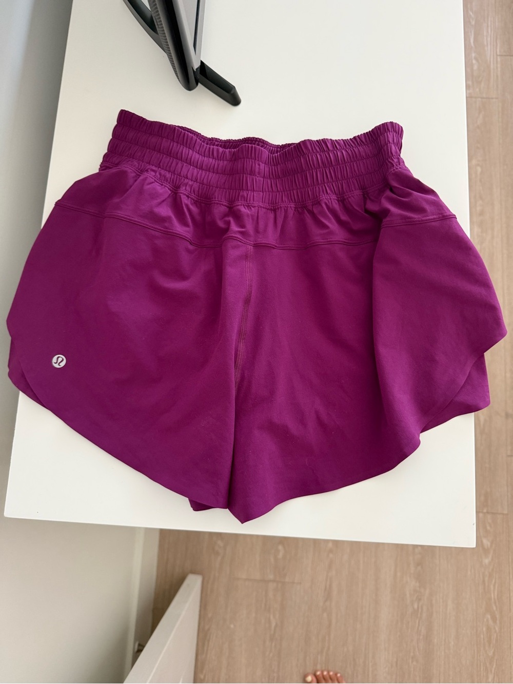 Lululemon shake it out shorts chilled grape